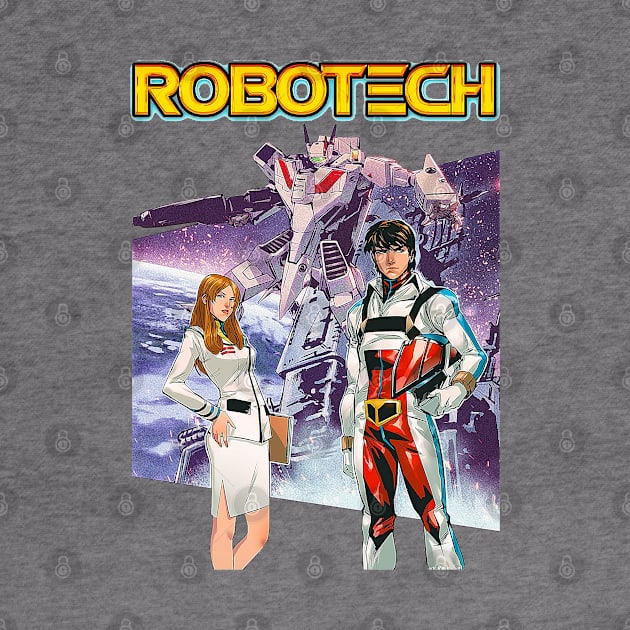 Robotech Retro Poster by AllWellia